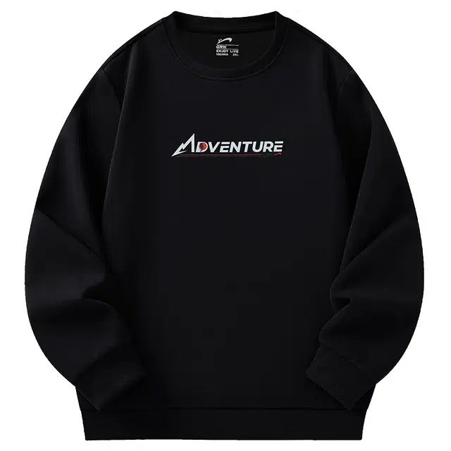 贵人鸟 生活系列 潮流趣味字母印花百搭宽松棉质透气休闲针织套头长袖卫衣 男女同款