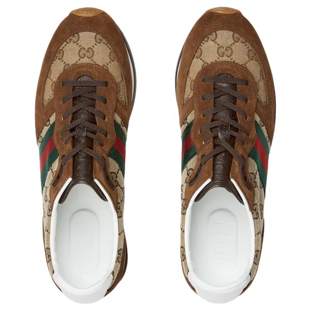 GUCCI Re-Motion Low Top Lace-Up Brown