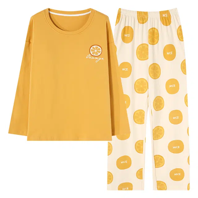 芬腾可安 宿舍外出都可穿的舒适设计感时尚经典家居服睡衣套装 女款