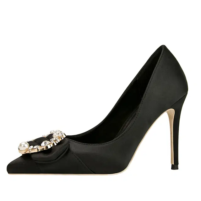 拾伍象 韩版水钻性感时尚优雅气质 细跟 高跟鞋 女款