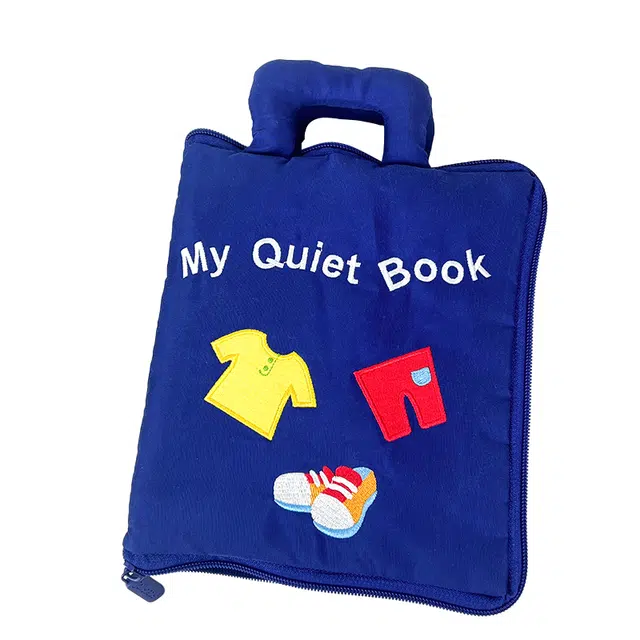 蓓臣 蒙氏教育安静布书 安抚陪伴 早教教具