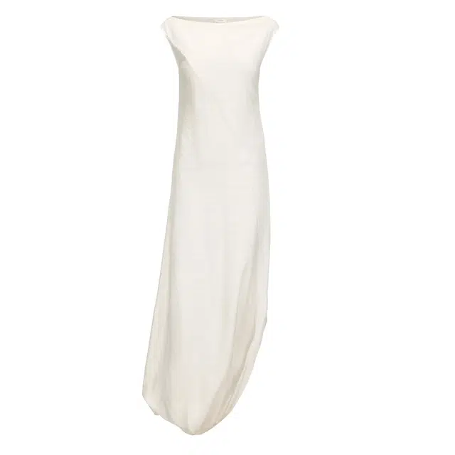 RUOHAN SS25 PAPER WHITE TWIST DRESS