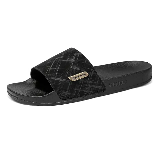 依米奴 高颜值 时尚潮流舒适 低调百搭 日常通勤一字拖鞋 男款