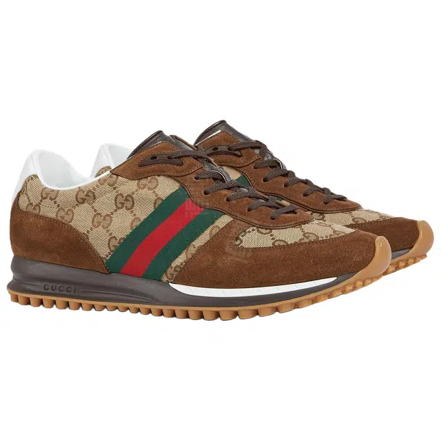 GUCCI Re-Motion Low Top Lace-Up Brown
