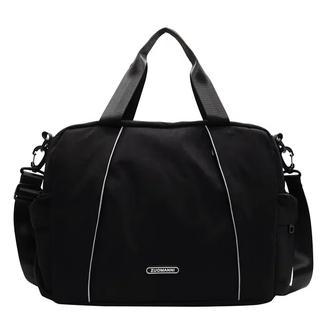 尊梵 轻便短途外出便携纯色高级 尼龙布 旅行包 男女同款情侣款 多色