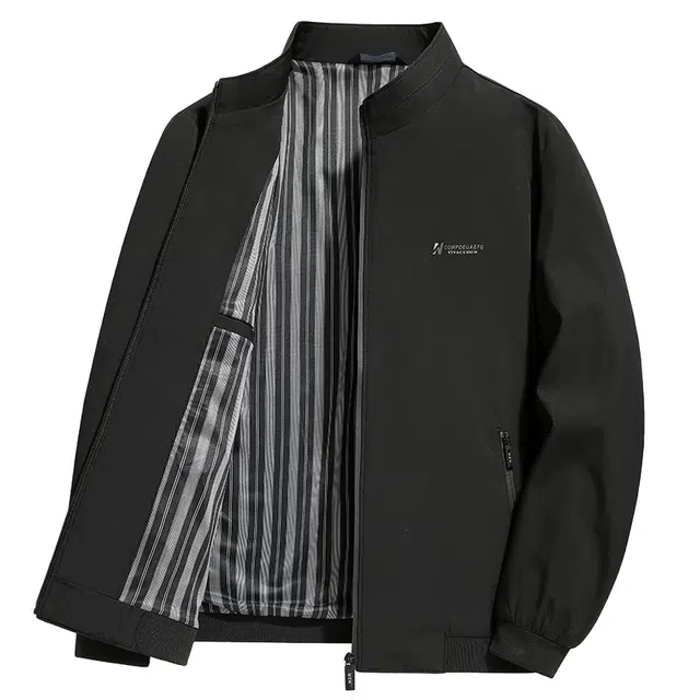 卡丹狄诺 简约轻商务户外休闲舒适百搭长袖春秋季立领夹克外套 男款