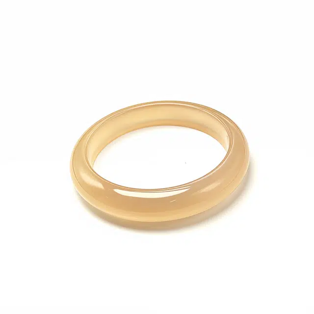 兰慕茵诺 高品质 马达加斯加料蜂蜜柚子美人贵妃镯 宫廷风 新中式国风 冰清玉洁 高雅华贵#好运天然 玉髓 手镯 女款