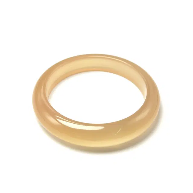 兰慕茵诺 高品质 马达加斯加料蜂蜜柚子美人贵妃镯 宫廷风 新中式国风 冰清玉洁 高雅华贵#好运天然 玉髓 手镯 女款