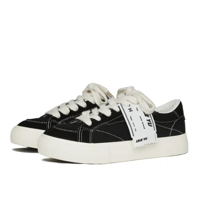 乐乐鱼 小众百搭休闲复古经典韩版 包裹性耐磨轻便 低帮 板鞋 男女同款