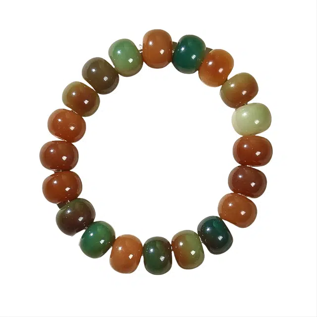 艾卡拉 敦煌飞天手工念珠 白玉菩提 手串 男女同款情侣款