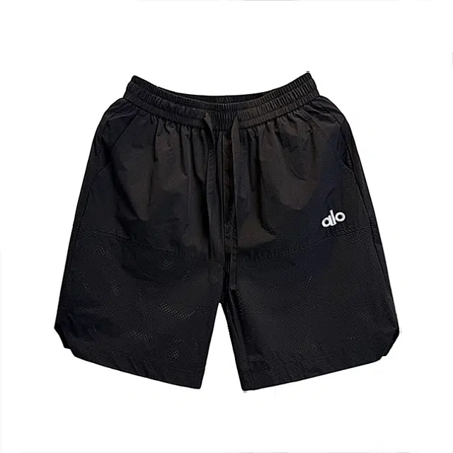 【dme】 潮流美式透气网眼宽松刺绣冰丝速干五分裤夏季薄款舒适户外运动中裤百搭松紧大码篮球休闲短裤 男女同款