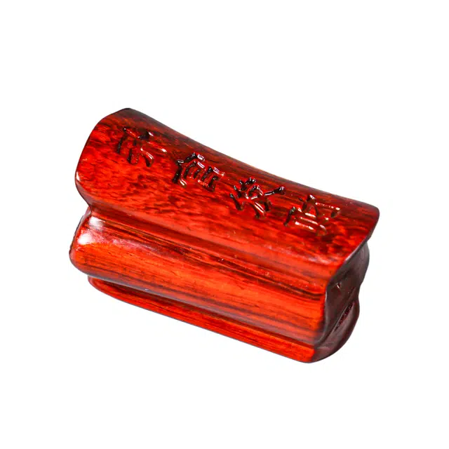 【升官发财】 灵晔 新中式国潮复古百搭随身盘玩携带文艺风居家文玩招财纳福前程似锦诸事顺遂固化稳定木 红花梨 手把件 男女同款情侣款