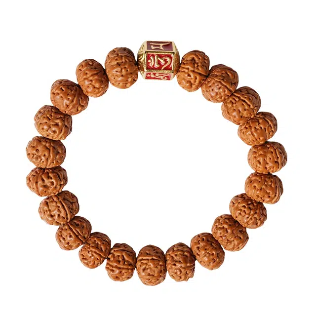 宣华意 六字真言 新中式国潮古典风盘玩佛珠正品文玩 金刚菩提 手串 男女同款情侣款