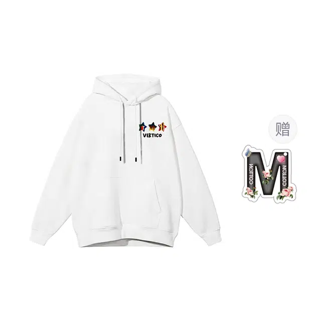 棉购 美式复古连帽小众长袖卫衣 男女同款