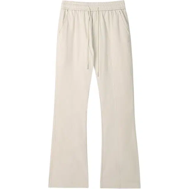 潮人榜 美式高街拼接宽松百搭潮牌直筒休闲裤 男款