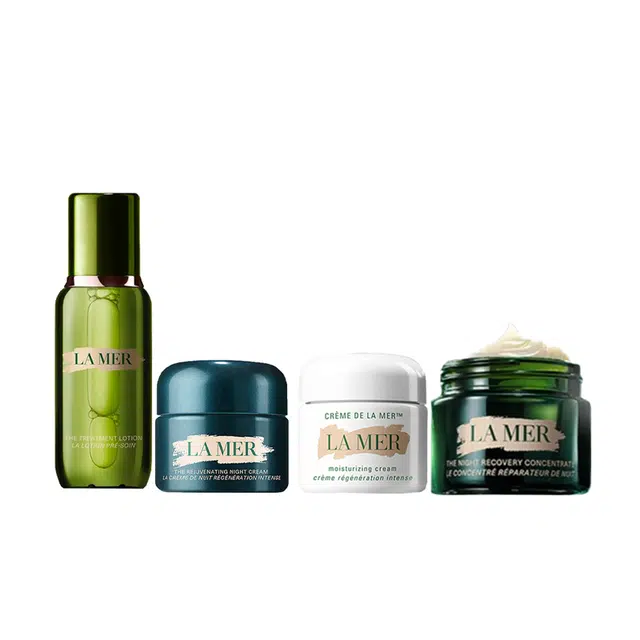 海蓝之谜 面霜奇迹晚霜护肤套装 保湿补水 四件套