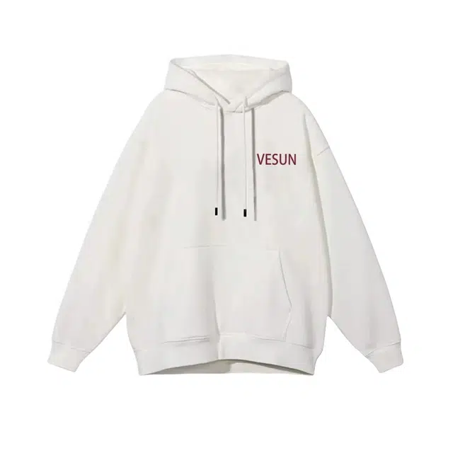 棉购 韩版简约字母印花宽松落肩慵懒风休闲长袖卫衣 男女同款