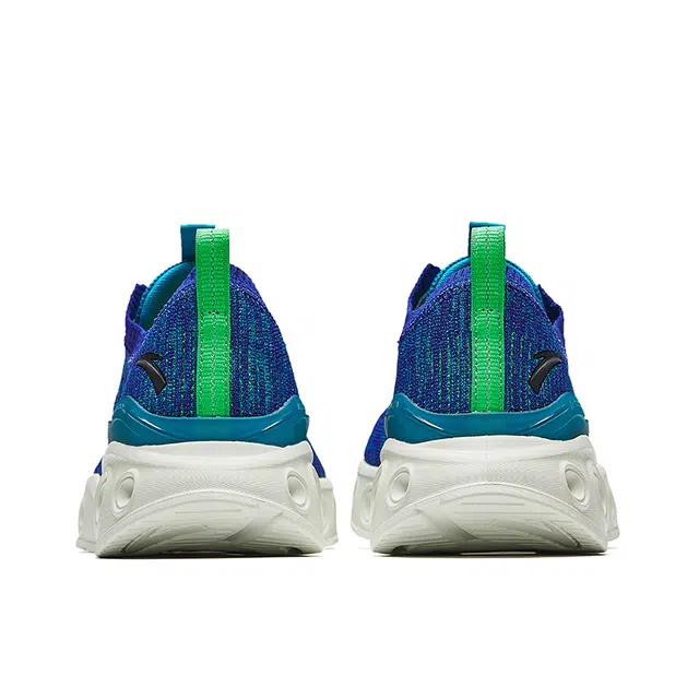 超级安踏 能量环夏季舒适运动透气轻便防滑 低帮 休闲跑步鞋 男款 相片蓝