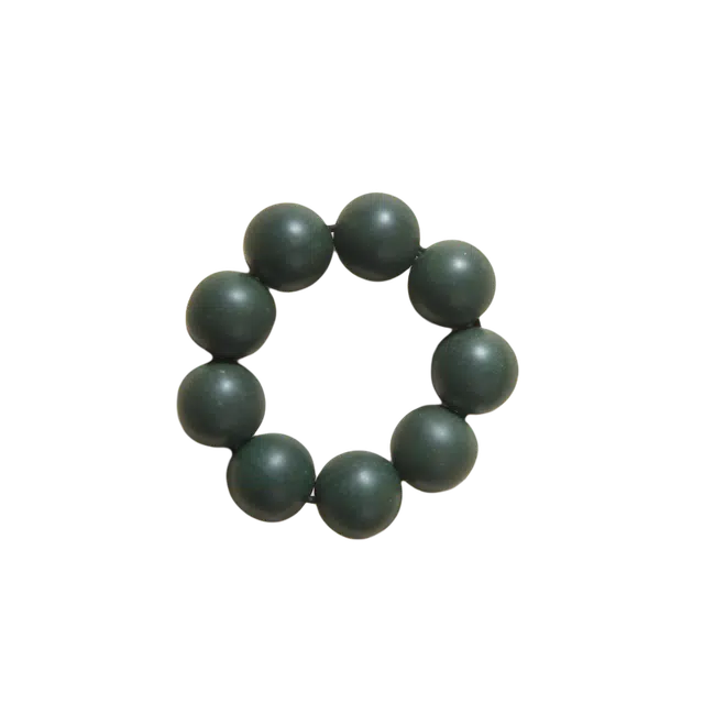 艾卡拉 古法绿色绕指柔小手捻国风手工古风佛珠 合香珠 手串 男女同款情侣款