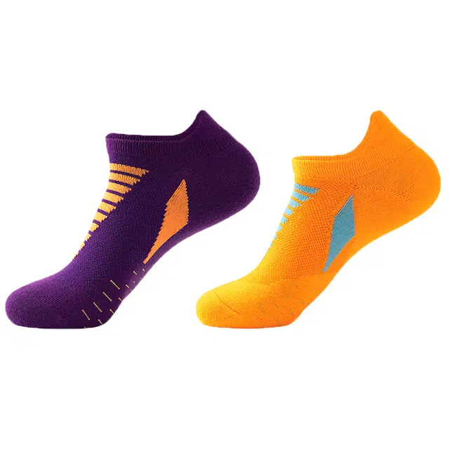 睦隆世家 专业实战级 舒适透气运动健身跑步减震耐磨防滑吸湿排汗篮球袜 男款