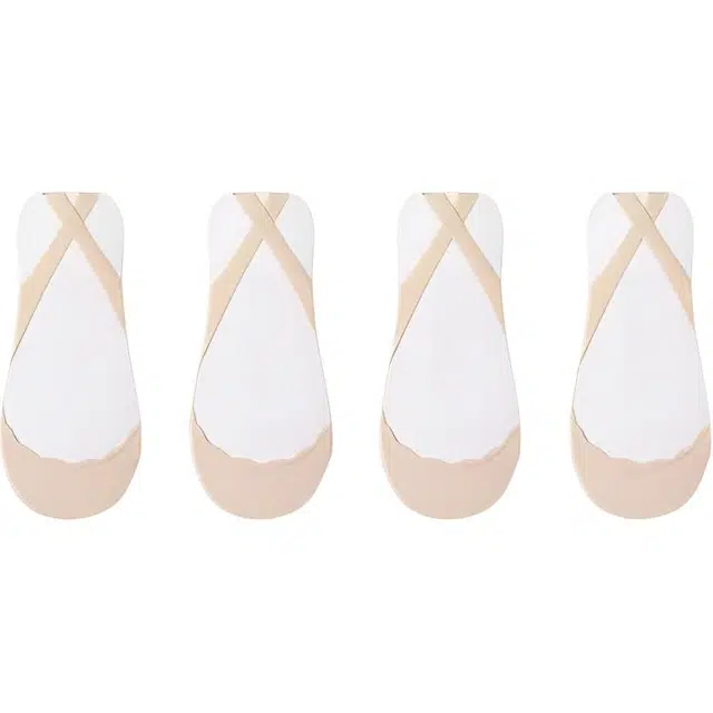 草本初色 吊带冰丝隐形防滑透气不掉跟减震海绵垫吸湿硅胶高弹船袜 女款