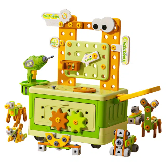 图米鱼 组装拼装工具电钻益智 螺母拆装/组合玩具