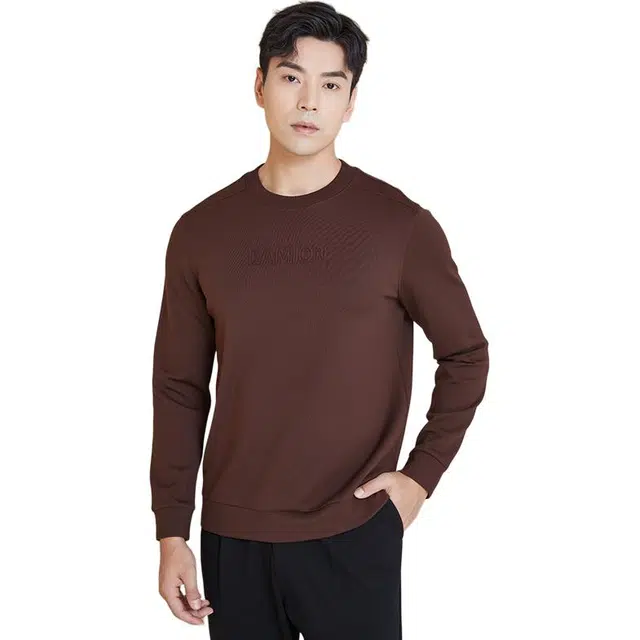 古鲨 字母卫衣简约休闲柔软长袖针织衫 男款