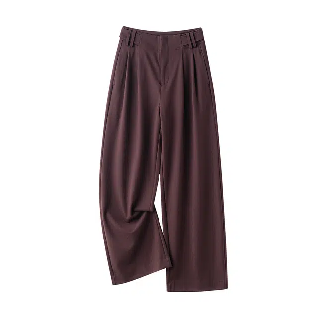 着西 极简高级感高腰时尚舒适百搭西装裤休闲裤 女款