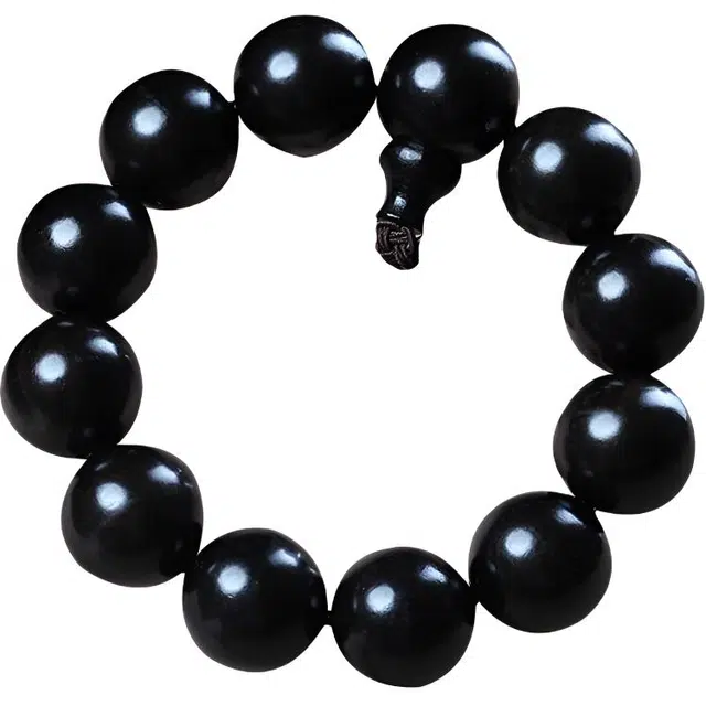 湘喜 八方来财 转运珠佛珠小众木作佛珠#好运 黑檀 手串 男女同款情侣款