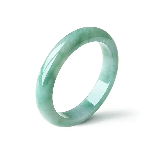 【青影】 眰恦 幽幽竹影 温柔风 清冷感玉镯 小众个性 新中式玉镯#好运 贵州翠 手镯 女款