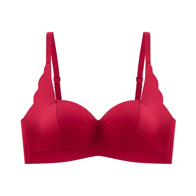 潞优野 无痕内衣女小胸聚拢显大侧收副乳防下垂无钢圈性感胸罩文胸 女款