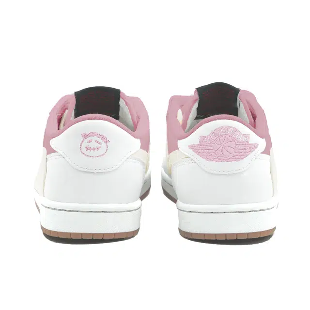 Travis Scott x Air Jordan 1 Low "White Pink"