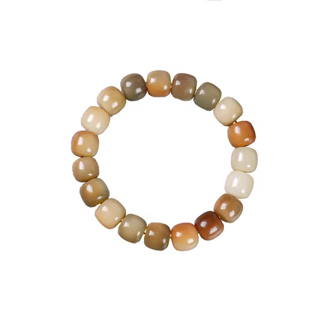 仙友 国潮新中式轻奢高级感文玩盘玩佛珠念珠节节高升诸事顺遂#好运 白玉菩提 手串 男女同款情侣款