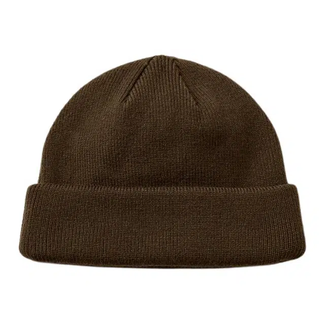 alo yoga Logo Recycled Polyester Beanie Deep Brown