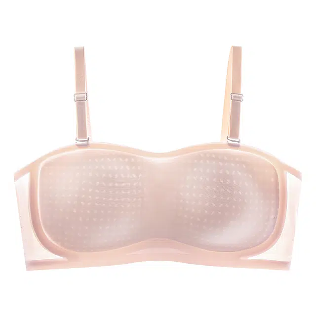 戴维诗 无肩带内衣女聚拢收副乳防滑隐形抹胸裹胸冰丝无痕夏薄款小胸文胸 女款