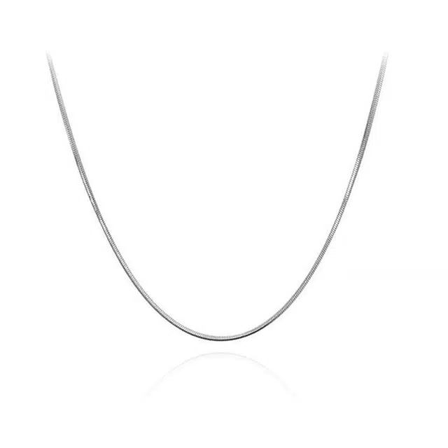 奥斯坦汀 潮流蛇骨链百搭素链锁骨链街头情人简约卫衣礼盒配饰 钛钢 项链 男女同款情侣款