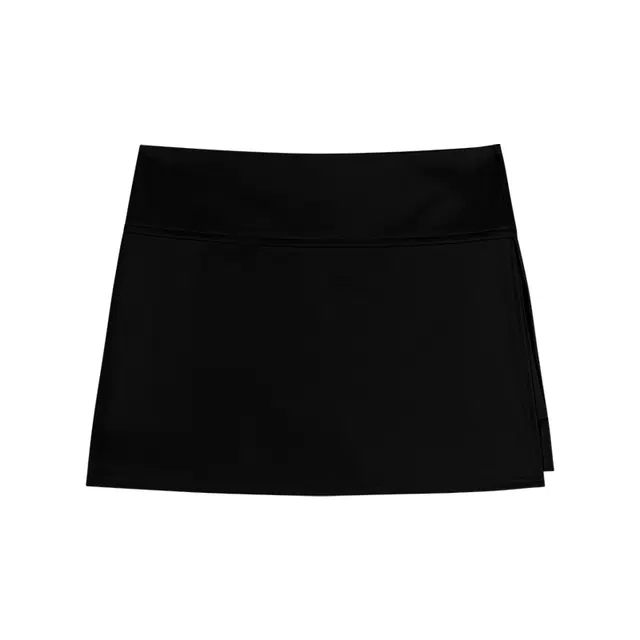 小卷要加油 辣妹开叉半身裙女夏季小个子高腰运动包臀裙子防走光裙裤休闲短裙 女款