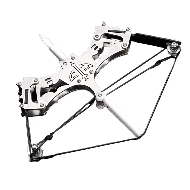 万格 微型迷你弓箭复合弓箭滑轮弓箭反曲弓箭兵人武器小型弓射箭 静态模型