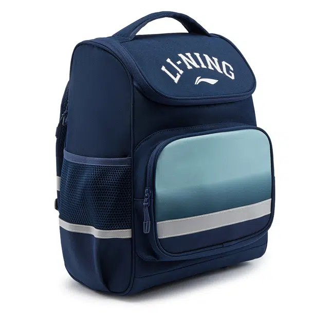 李宁儿童 运动生活系列 时尚舒适反光大容量 聚酯纤维 双肩包 青少年