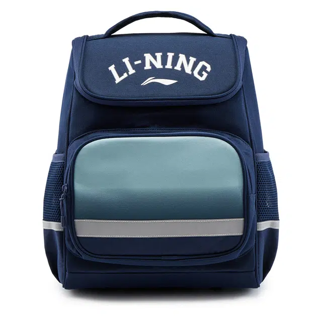 李宁儿童 运动生活系列 时尚舒适反光大容量 聚酯纤维 双肩包 青少年