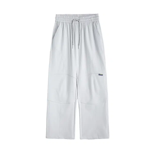 奇迹街区 美式纯色简约基础款垂感舒适百搭学生通勤户外运动登山日常潮流宽松直筒长裤休闲裤 男女同款