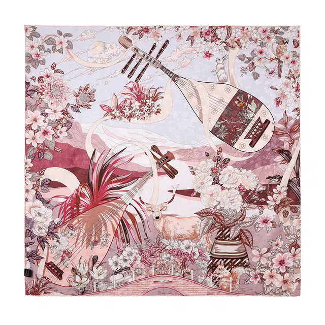 杭丝路 双面异色百搭气质高颜值大方巾 桑蚕丝 丝巾 女款