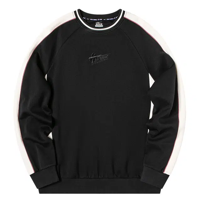 鸿星尔克 运动生活系列 字母拼接透气圆领百搭宽松卫衣 男款