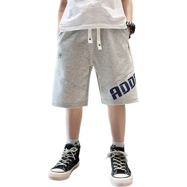 木木兔 男童中裤夏季薄款休闲运动裤潮短裤 青少年