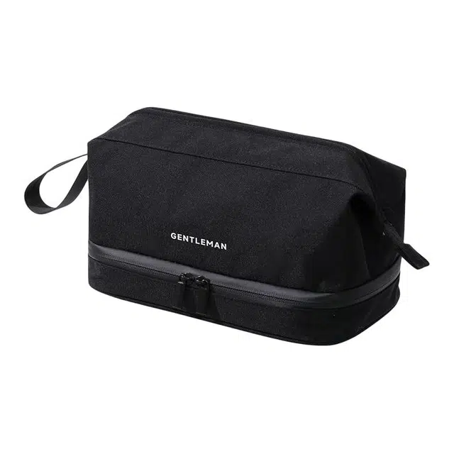 吉圣瑞洗漱包男士 干湿分离旅行出差用品洗漱杯套装收纳便携大容量化妆包 收纳便携防水