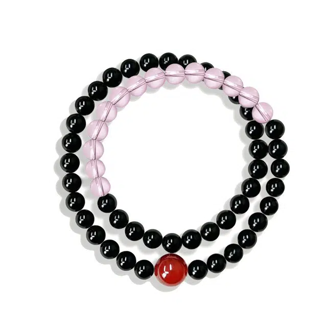 溯源京作 一抹相思 复古素雅简约时尚 百搭精致小众设计感 国潮新中式#好运 檀木 木作手串 男女同款情侣款