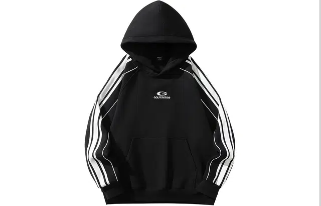 GOLFCROSS Vintage Striped Hoodie