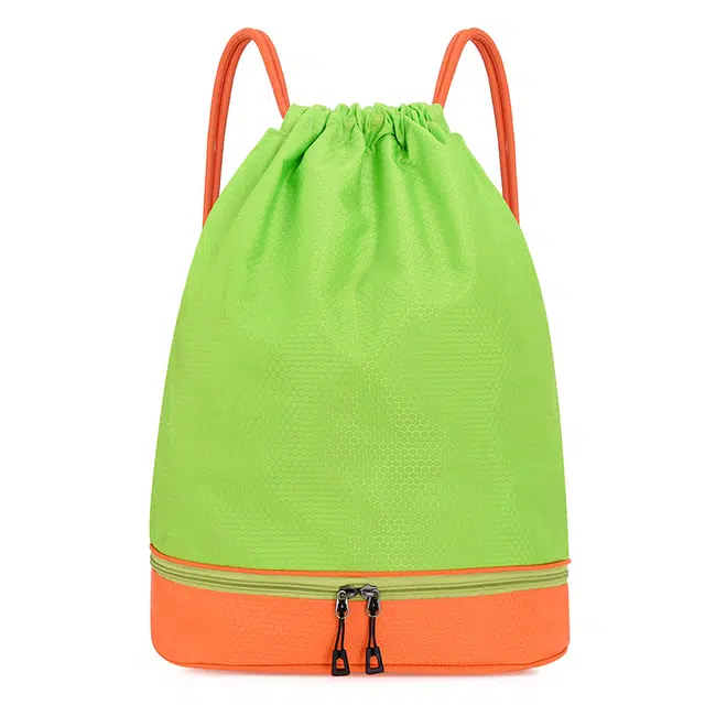普乐威 时尚潮流休闲上课通勤百搭大容量抽绳束口袋 尼龙 书包背包双肩包 常规 男女同款情侣款 多色