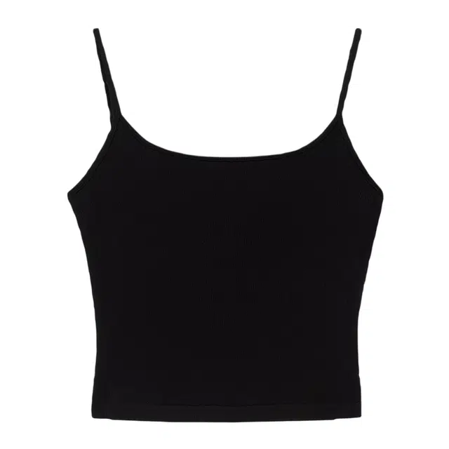 潞优野 辣妹带胸垫短款小吊带女夏季设计感修身无袖背心 女款