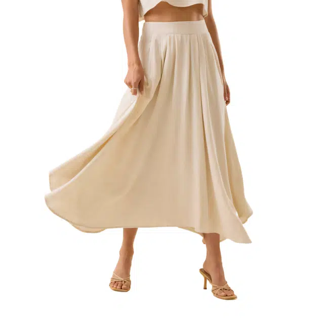 ALTAR'D STATE Jules Linen Maxi Skirt